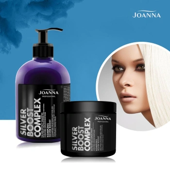 JOANNA PROFESSIONAL SILVER BOOST KOMPLEKS Odżywka do włosów eksponująca kolor srebrny 500g